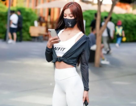 穿白裤子的 小姐姐照片,尽显小姐姐清新气质
